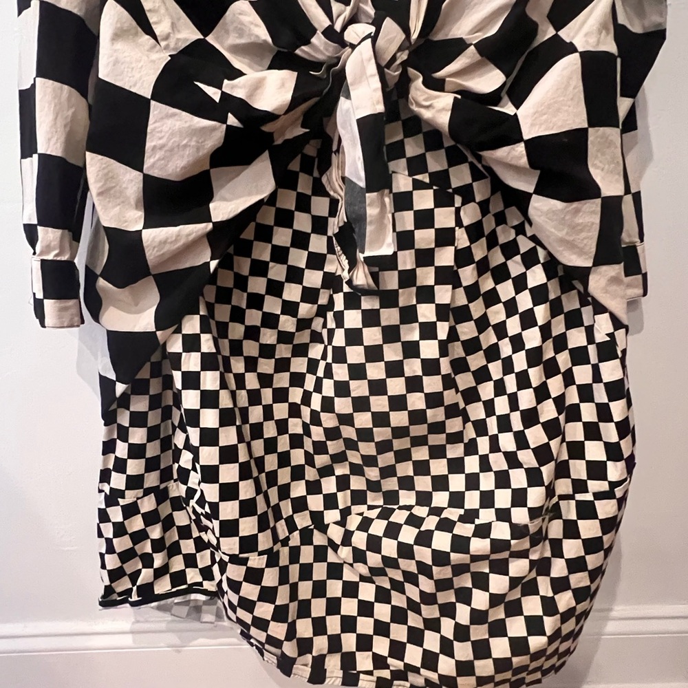 AQRL Checkered button down shirt and skirt - Picture 3 of 8